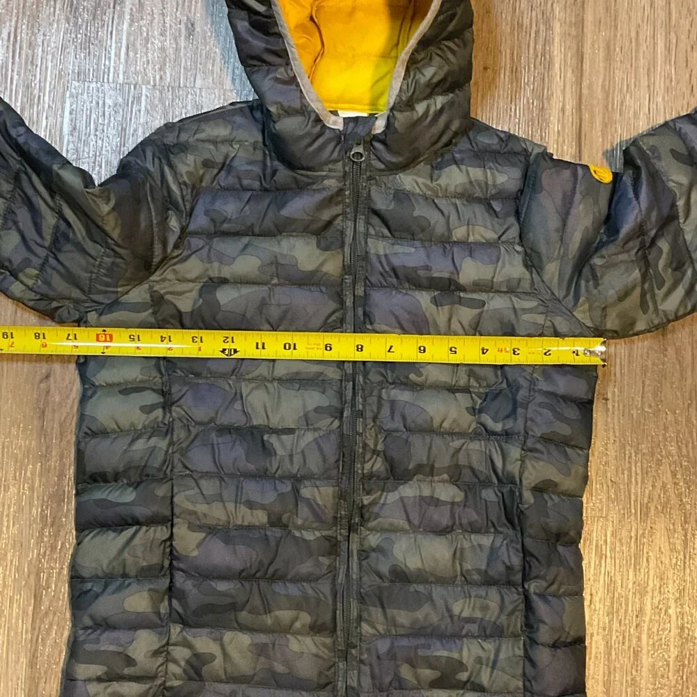GAP Kids Camo ColdControl Lightweight Puffer Jacket Size Small‎ 6-7